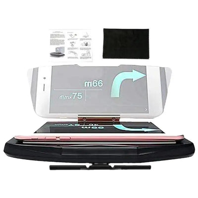 Wireless HUD Mount – Phone Holder & Navigation Projector