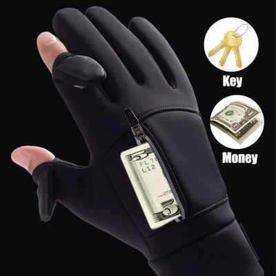 Waterproof Winter Gloves – Flip-Finger Touchscreen