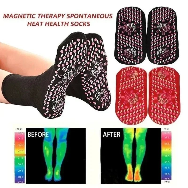 Tourmaline Self-Heating Thermal Socks Magnetic Therapy