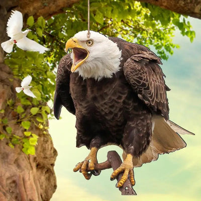 Owl Bird Scarecrow – Realistic Garden Hanging Repeller