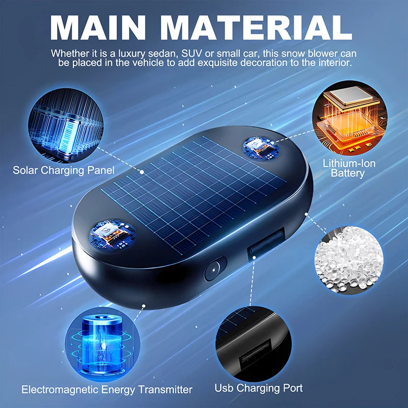 Solar Snow Remover for Cars De-Icer & Anti-Freeze