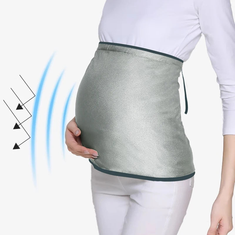 EMF Shielding Maternity Apron – Silver Fiber Protection