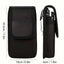 Pochette de ceinture pour téléphone en nylon pour homme avec deux compartiments