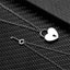 Set van twee kettingen – hangers met liefdesslot en sleutel