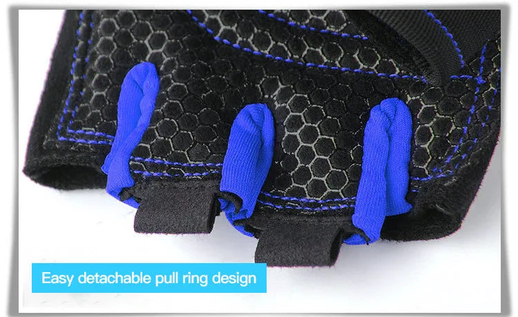 Fingerless Gym Gloves with Wrist Support –  Training Gloves