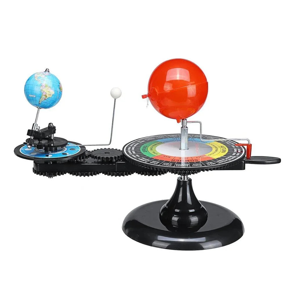 Maquette rotative du système solaire – Ensemble orbite Terre et Lune