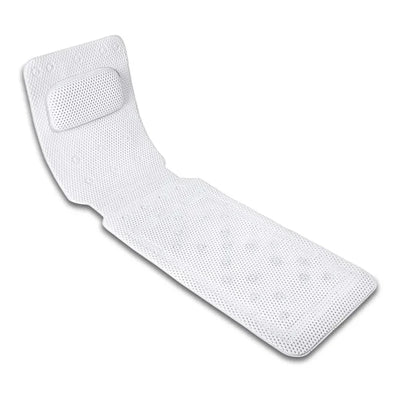 3D Mesh Bath Cushion Non-Slip Bathtub Mat with Pillow