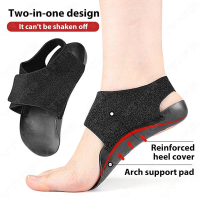 1 Pair Gel Arch Support Socks – Elastic Pads