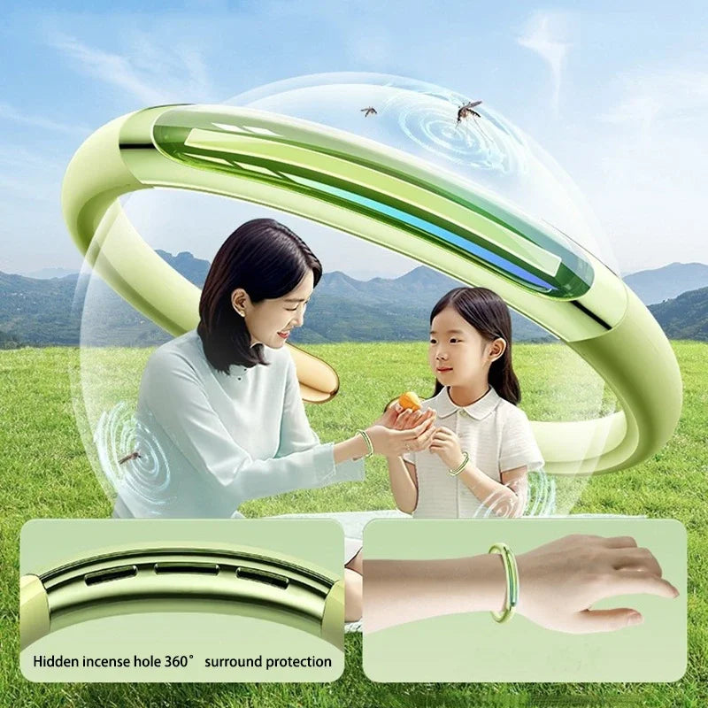 Bracelet anti-moustiques sans DEET – Bracelet anti-insectes aux huiles essentielles