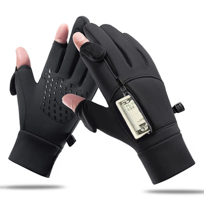 Waterproof Winter Gloves – Flip-Finger Touchscreen