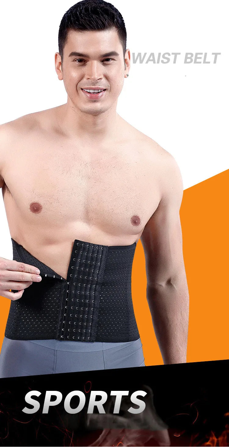 Men’s Waist Trainer Belt – Slimming Body Shaper