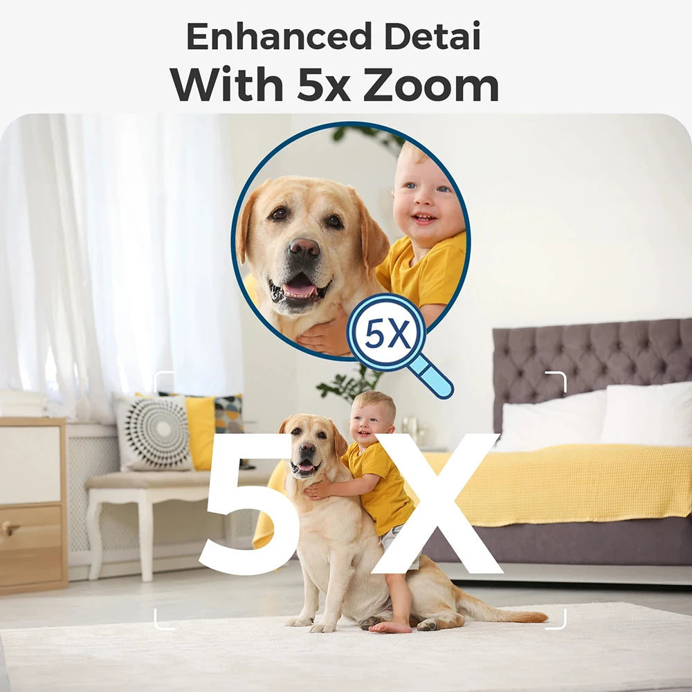 Mini caméra de sécurité sans fil 4K – Caméra espion WiFi cachée