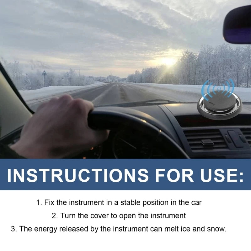 Portable Electromagnetic Car Deicer Window Defroster