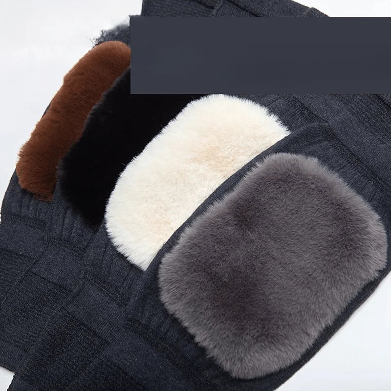 Winter Thermal Knee Warmers – Non-Slip Insulated Knee Brace