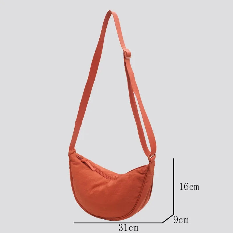 Sac à bandoulière en nylon pour femmes – Sac à main de voyage