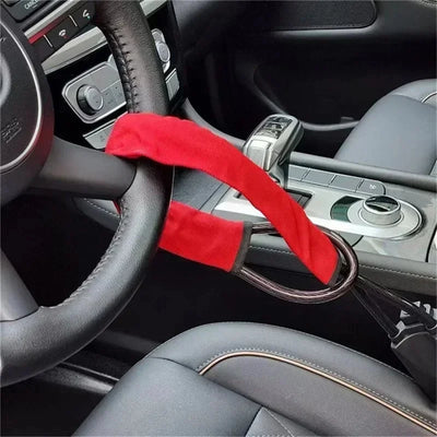 Universal Steering Wheel Lock with Seatbelt Anti-Theft System