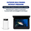 Portable Fish Finder with Camera 1080P LCD, Night Vision