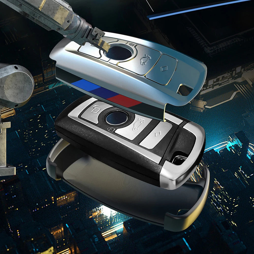 Carbon ABS Car Key Cover – Protective BMW Key Shell