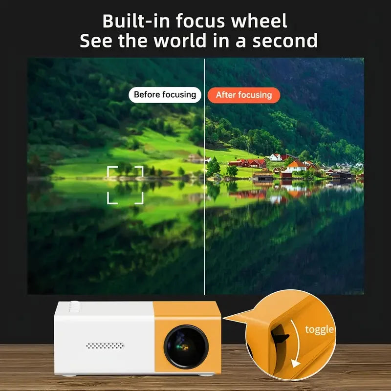 Portable HD Projector Screen – Compact Mobile Phone Viewing