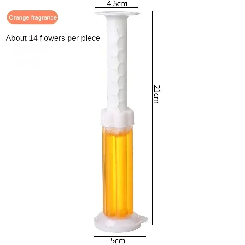 Lot de 6 gels nettoyants pour toilettes au parfum floral – Désinfectant et désodorisant