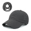 Summer Solid Color Baseball Cap – Women Ponytail Sports Cap