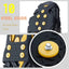 2-Pack Anti-Slip Shoe Grips with Steel Spikes for Snow & Ice