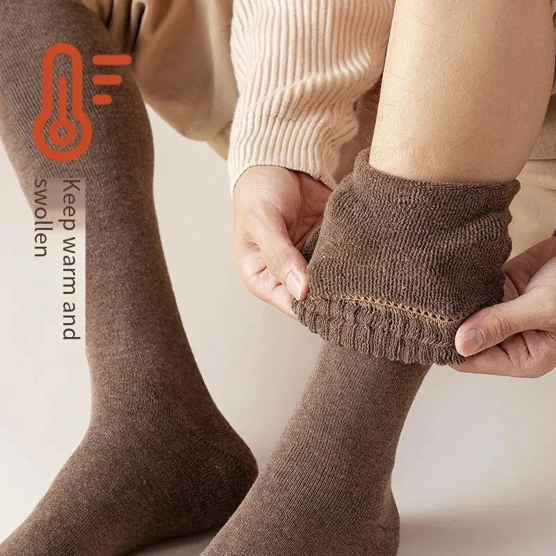 Winter Wool Knee-High Socks – Thermal Compression