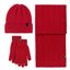 Warm 3-Piece Winter Set – Knitted Hat, Scarf & Gloves