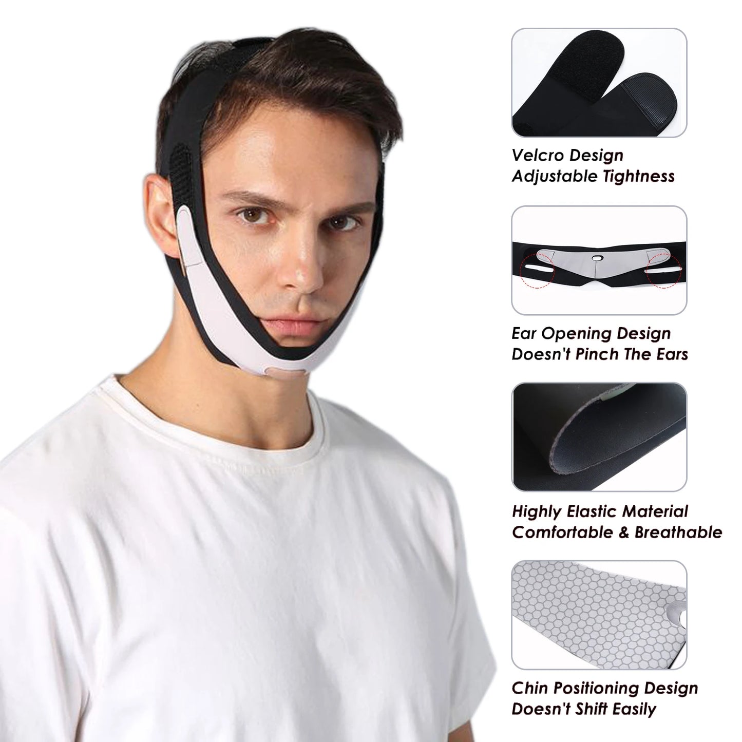Double Chin Mask – Far Infrared V-Line Chin Lifting Strap