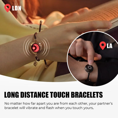 Touch & Vibration Love Bracelets – Long Distance