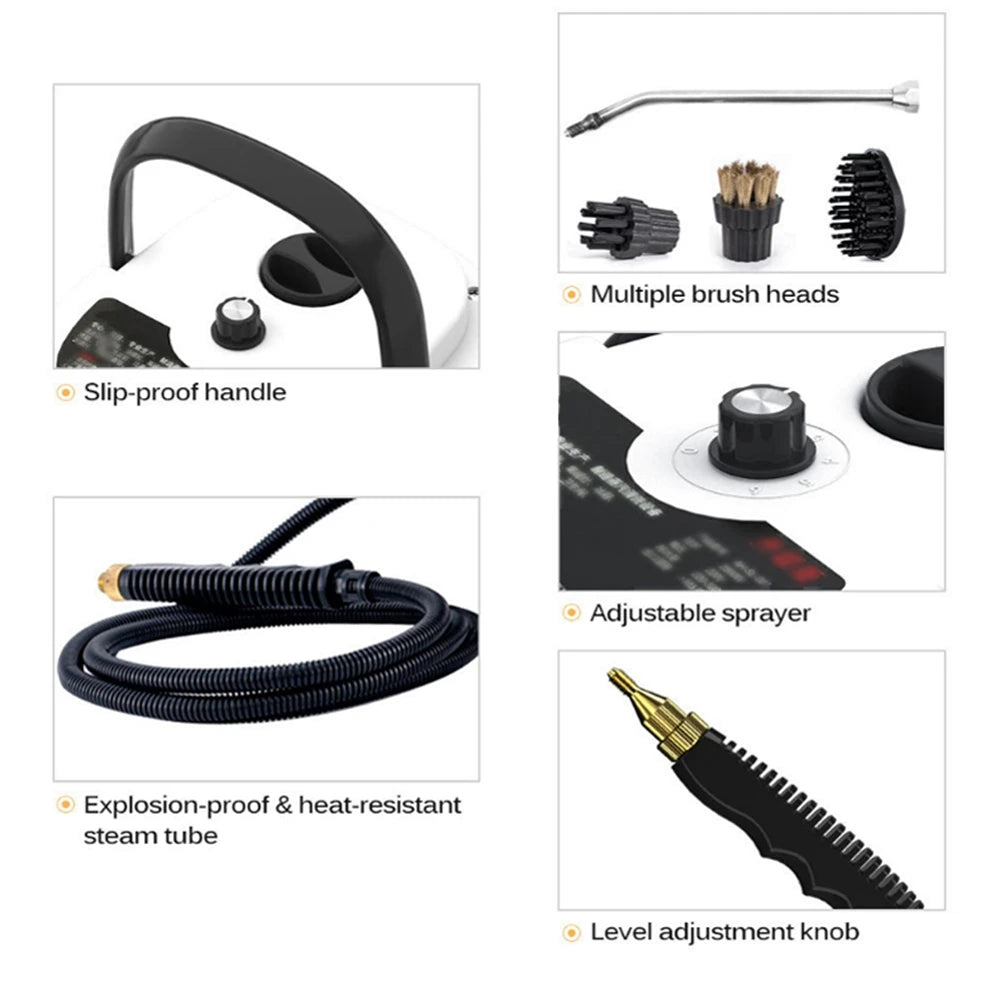 Powerful Steam Cleaner – High-Temp Sterilization for Home, Car