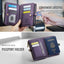 Travel Wallet with Zipper & Wrist Strap – Passport Holder