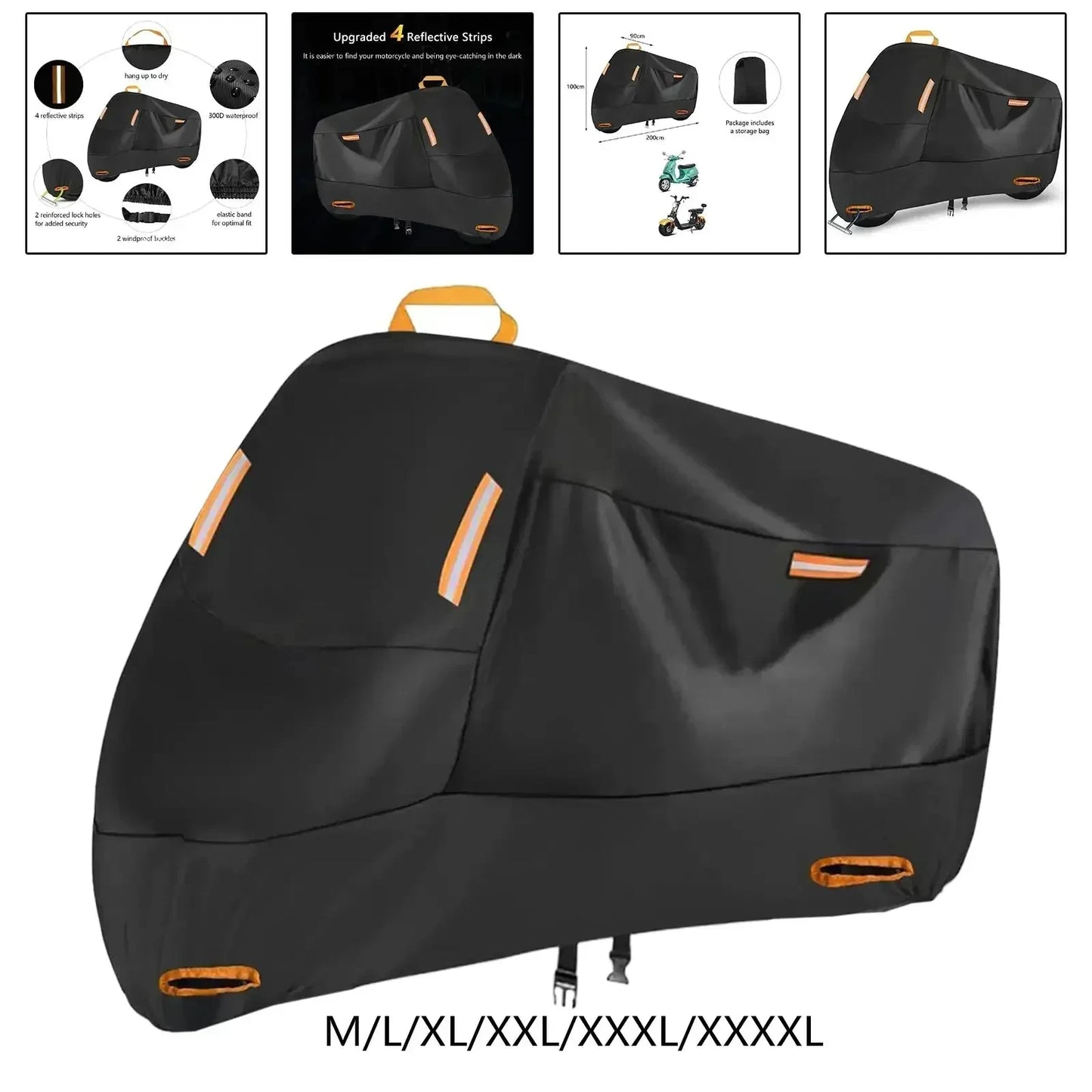 Waterproof Motorcycle Cover – UV-Protective & Durable