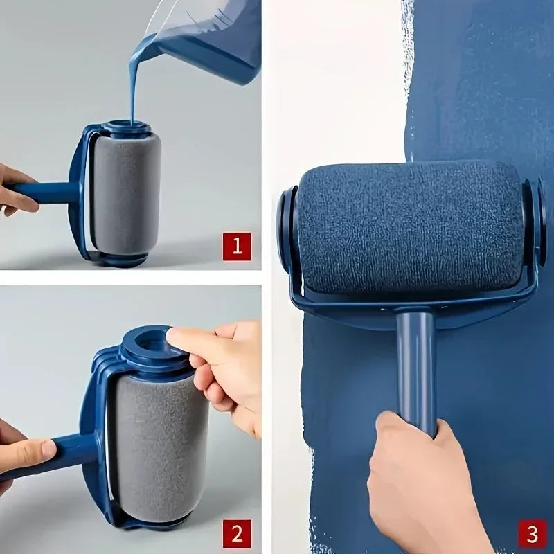 Refillable Paint Roller Set – Drip-Free Wall Painting Tool
