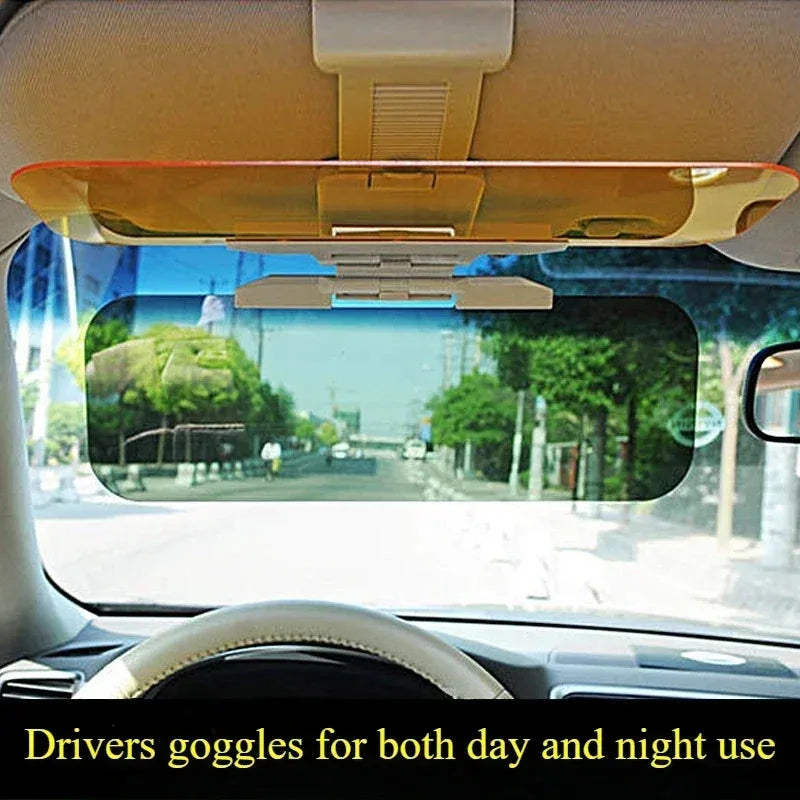 HD Car Sun Visor Mirror Anti-Glare, with UV Protection