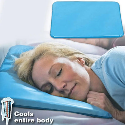 Summer Cooling Pillow Mat – Gel Massager for Head