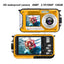 Waterproof Camera – 2.7K Video & HD Photo, 10ft Underwater