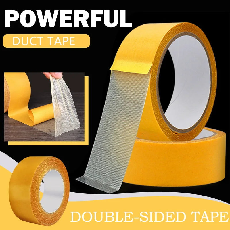 Heavy Duty Double-Sided Tape 10mm x 10m – Waterproof & Clear