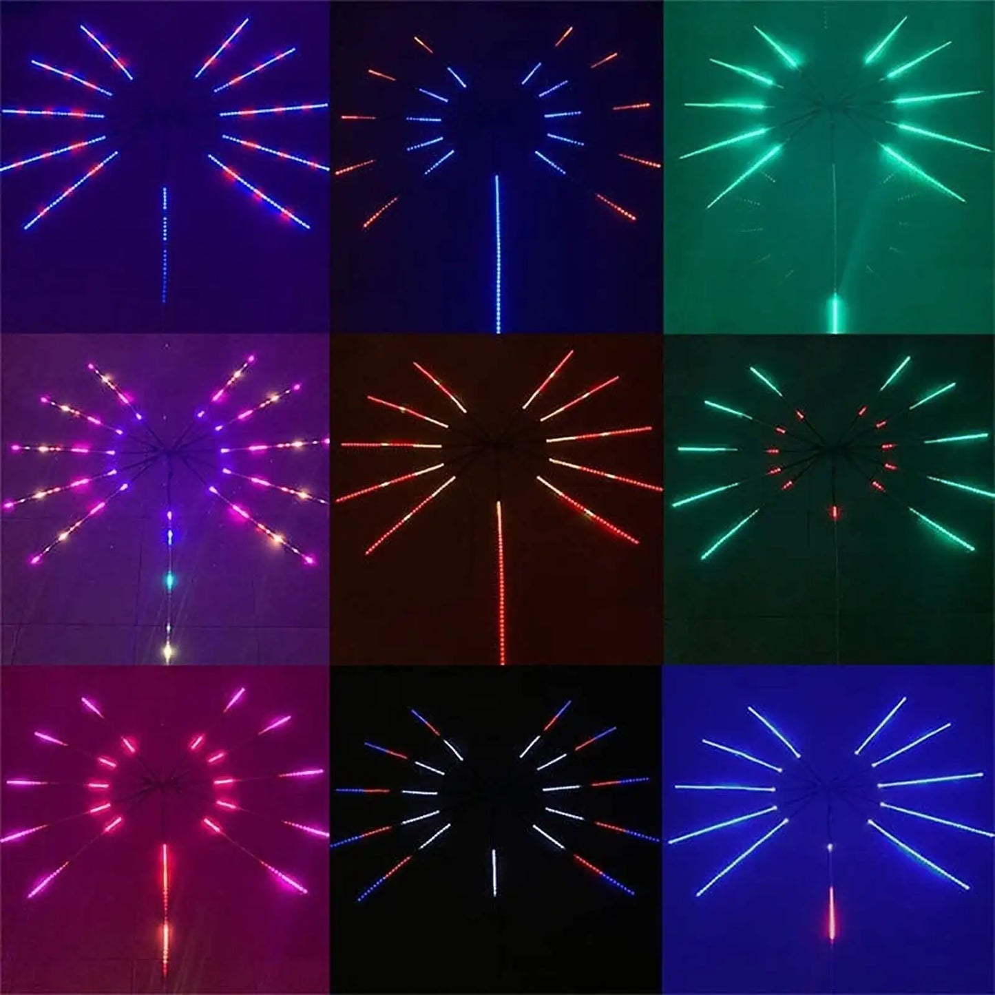 Firework LED RGB Lights – Bluetooth Music Sync with App