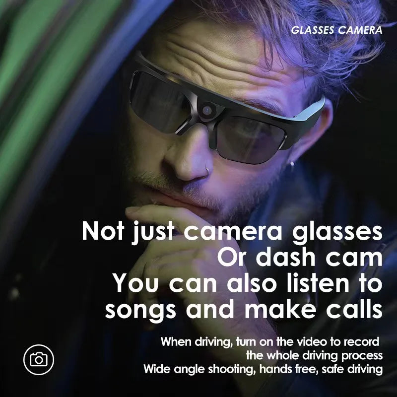 Smart Glasses Camera HD Video Recording Sunglasses