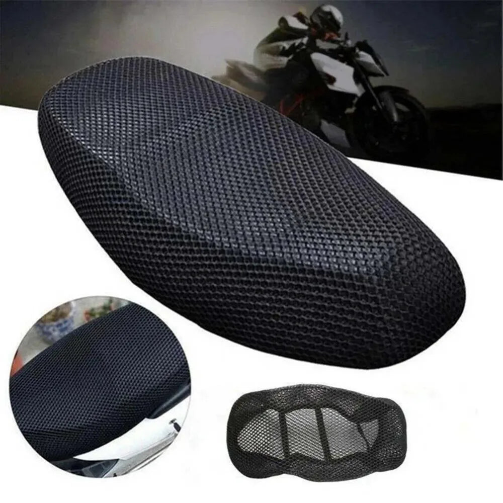 Housse de selle moto en maille 3D – Antidérapante, respirante et imperméable