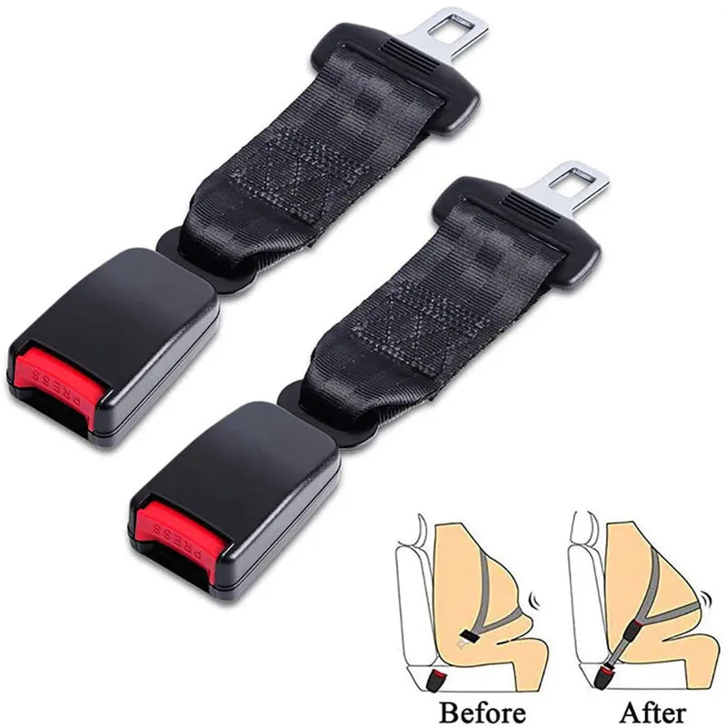 Rallonge de ceinture de sécurité universelle – Clip réglable de 23 cm