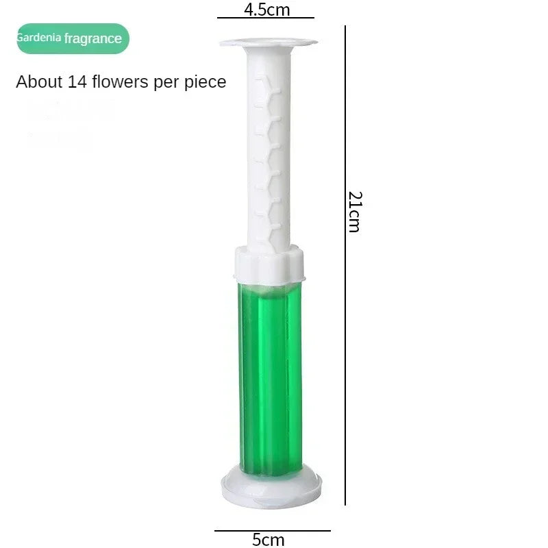 Lot de 6 gels nettoyants pour toilettes au parfum floral – Désinfectant et désodorisant