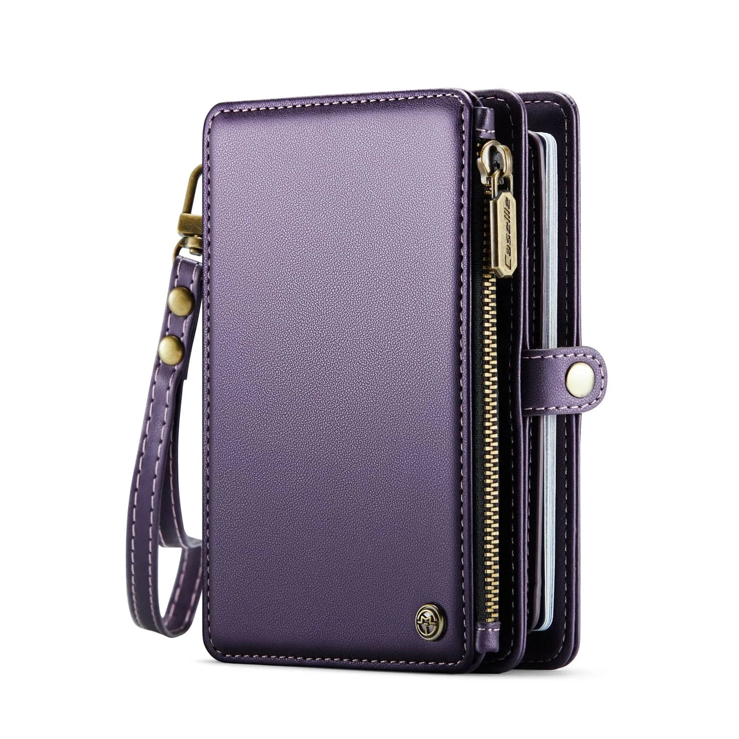 Travel Wallet with Zipper & Wrist Strap – Passport Holder