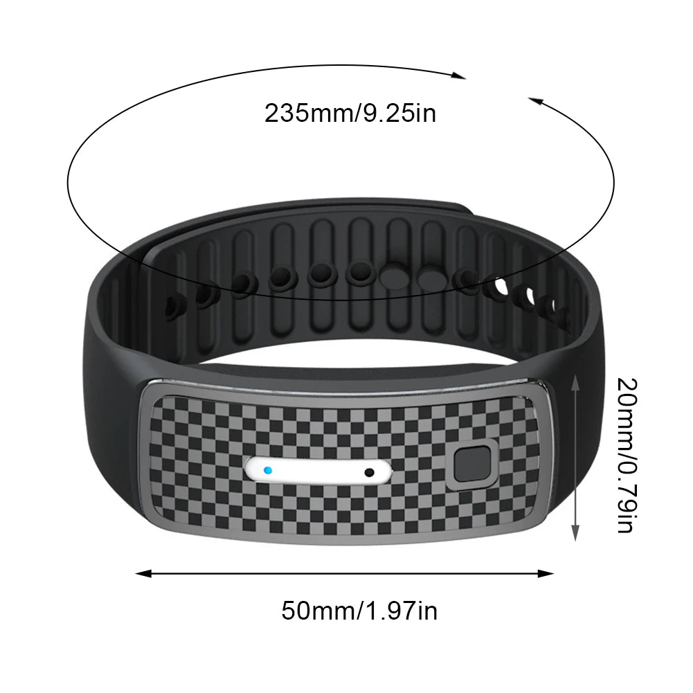 Bracelet intelligent à ultrasons – Aide à la forme physique, à la détoxification et à la circulation sanguine