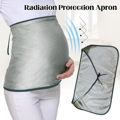 EMF Shielding Maternity Apron – Silver Fiber Protection