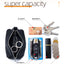 Leather Key Holder with Zipper – Mini Wallet & Key Organizer