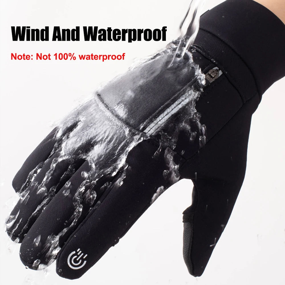 Waterproof Winter Gloves – Flip-Finger Touchscreen