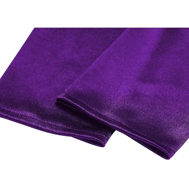 Elegant Women’s Velvet Gloves – Short Opera Style