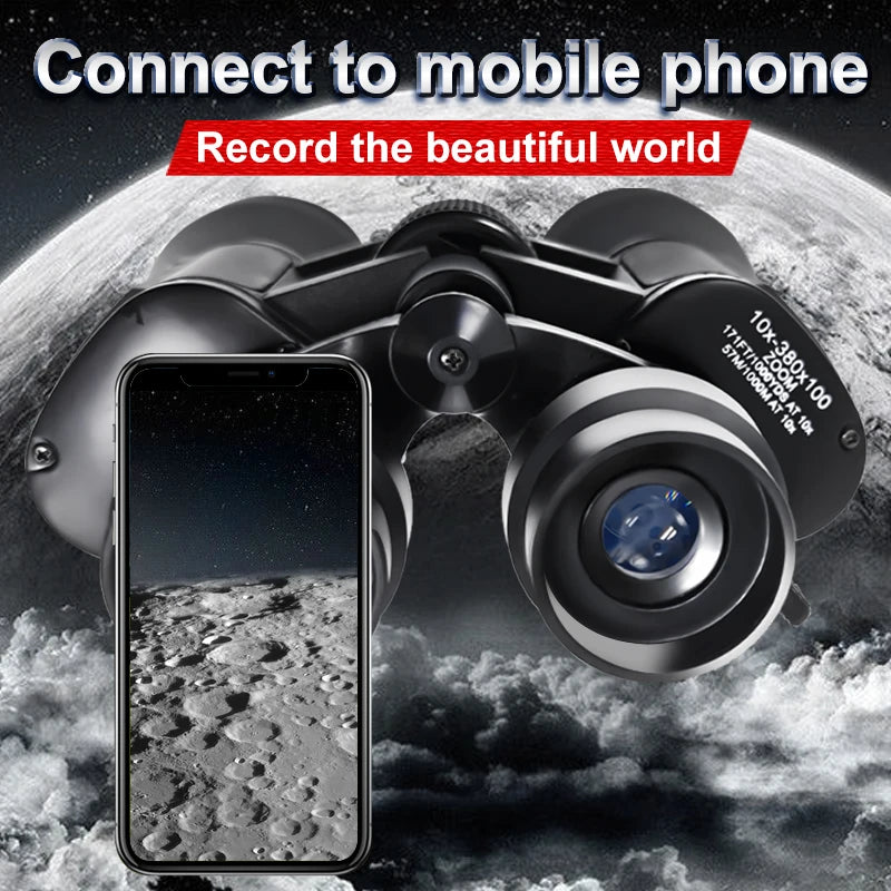 Powerful 10–380x100 Zoom Telescope – Professional HD Long